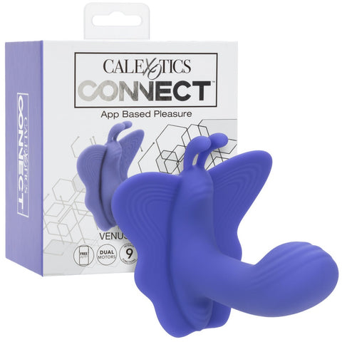 CalExotics Connect Venus Butterfly Rechargeable App-Controlled Vibrator - Extreme Toyz Singapore - https://extremetoyz.com.sg - Sex Toys and Lingerie Online Store - Bondage Gear / Vibrators / Electrosex Toys / Wireless Remote Control Vibes / Sexy Lingerie and Role Play / BDSM / Dungeon Furnitures / Dildos and Strap Ons &nbsp;/ Anal and Prostate Massagers / Anal Douche and Cleaning Aide / Delay Sprays and Gels / Lubricants and more...