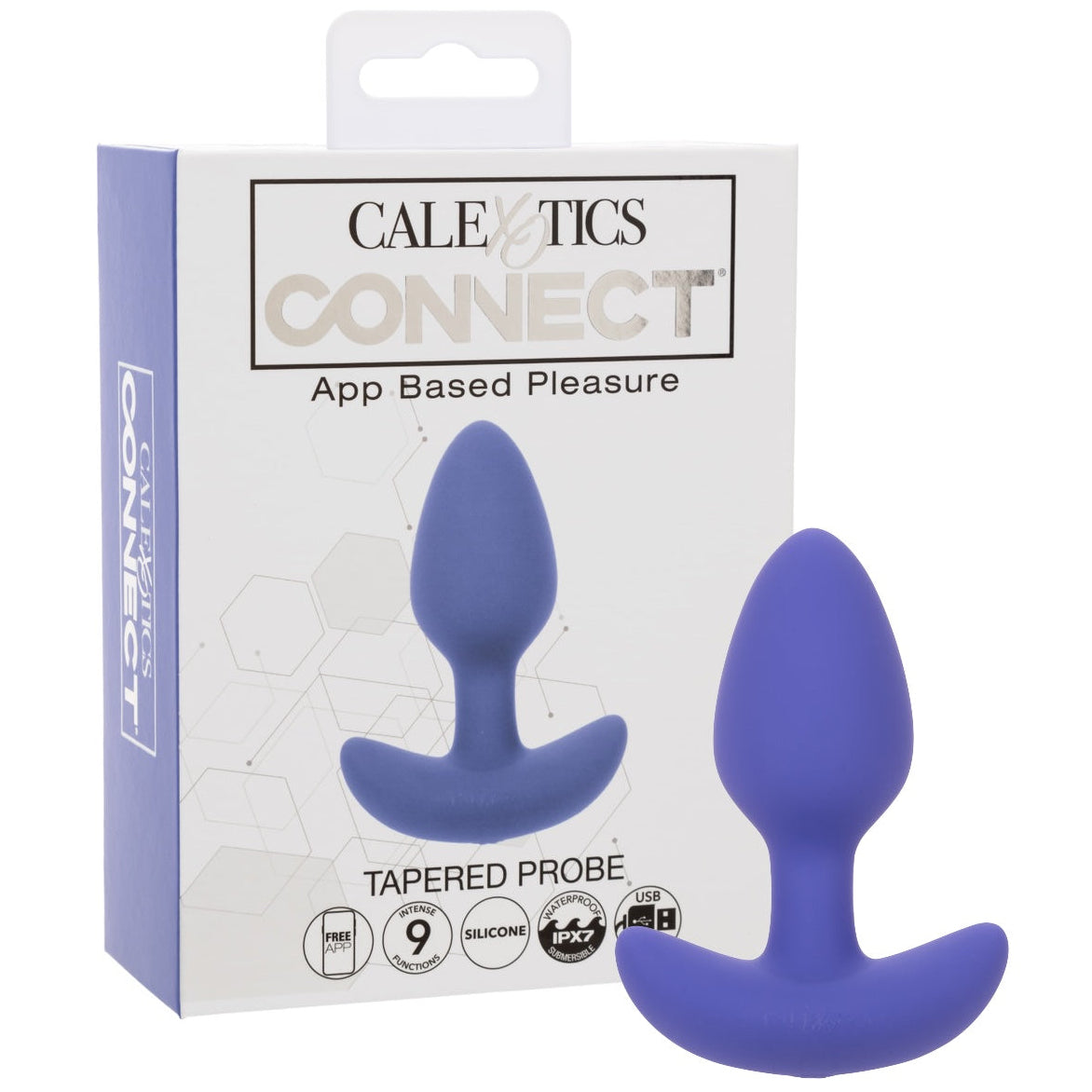 Connect Tapered Probe Rechargeable App-Controlled Anal Vibrator