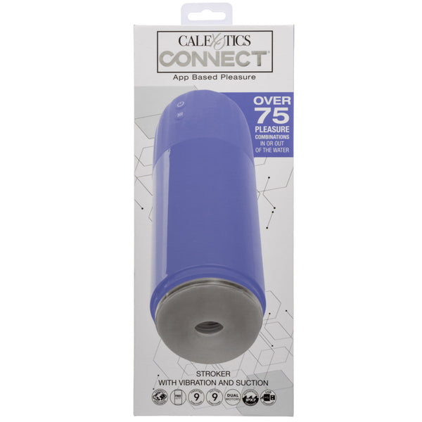 Connect Rechargeable App-Controlled Stroker with Vibration & Suction