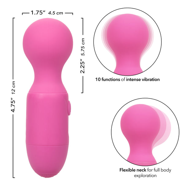 CalExotics First Time Rechargeable Wand Massager - Pink - Extreme Toyz Singapore - https://extremetoyz.com.sg - Sex Toys and Lingerie Online Store - Bondage Gear / Vibrators / Electrosex Toys / Wireless Remote Control Vibes / Sexy Lingerie and Role Play / BDSM / Dungeon Furnitures / Dildos and Strap Ons &nbsp;/ Anal and Prostate Massagers / Anal Douche and Cleaning Aide / Delay Sprays and Gels / Lubricants and more...