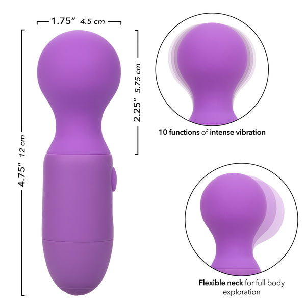 CalExotics First Time Rechargeable Wand Massager - Purple - Extreme Toyz Singapore - https://extremetoyz.com.sg - Sex Toys and Lingerie Online Store - Bondage Gear / Vibrators / Electrosex Toys / Wireless Remote Control Vibes / Sexy Lingerie and Role Play / BDSM / Dungeon Furnitures / Dildos and Strap Ons &nbsp;/ Anal and Prostate Massagers / Anal Douche and Cleaning Aide / Delay Sprays and Gels / Lubricants and more...