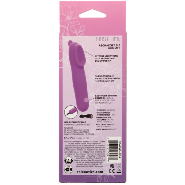 First Time Rechargeable Hummer Clitoral Vibrator