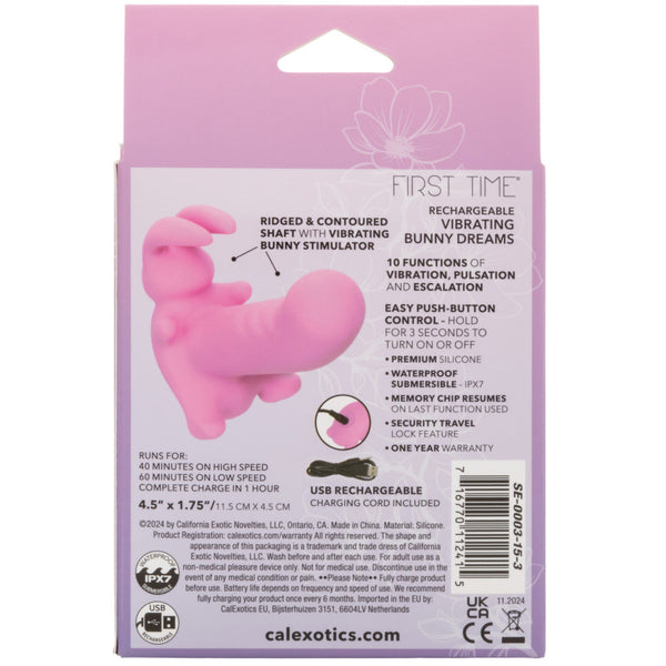 First Time Rechargeable Vibrating Bunny Dreams