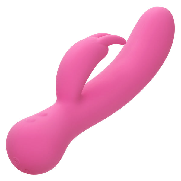 CalExotics First Time Rechargeable Bunny Vibrator - Pink - Extreme Toyz Singapore - https://extremetoyz.com.sg - Sex Toys and Lingerie Online Store - Bondage Gear / Vibrators / Electrosex Toys / Wireless Remote Control Vibes / Sexy Lingerie and Role Play / BDSM / Dungeon Furnitures / Dildos and Strap Ons &nbsp;/ Anal and Prostate Massagers / Anal Douche and Cleaning Aide / Delay Sprays and Gels / Lubricants and more...