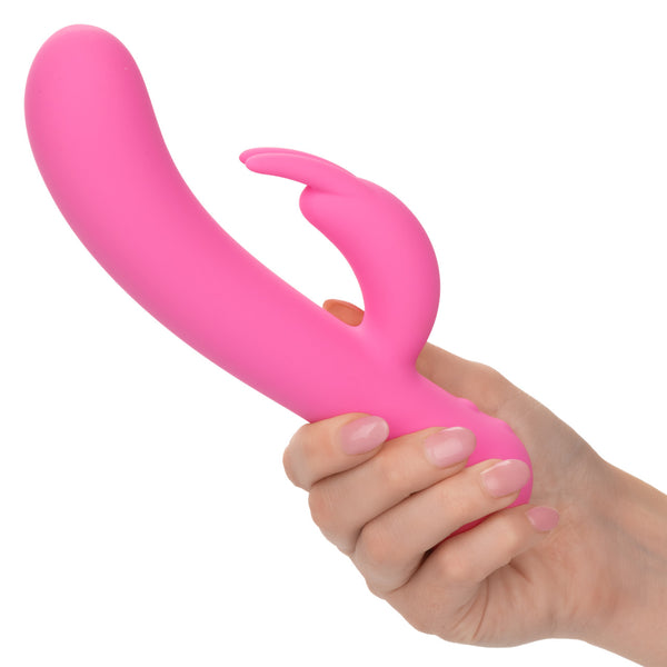 CalExotics First Time Rechargeable Bunny Vibrator - Pink - Extreme Toyz Singapore - https://extremetoyz.com.sg - Sex Toys and Lingerie Online Store - Bondage Gear / Vibrators / Electrosex Toys / Wireless Remote Control Vibes / Sexy Lingerie and Role Play / BDSM / Dungeon Furnitures / Dildos and Strap Ons &nbsp;/ Anal and Prostate Massagers / Anal Douche and Cleaning Aide / Delay Sprays and Gels / Lubricants and more...