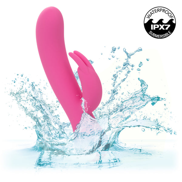 CalExotics First Time Rechargeable Bunny Vibrator - Pink - Extreme Toyz Singapore - https://extremetoyz.com.sg - Sex Toys and Lingerie Online Store - Bondage Gear / Vibrators / Electrosex Toys / Wireless Remote Control Vibes / Sexy Lingerie and Role Play / BDSM / Dungeon Furnitures / Dildos and Strap Ons &nbsp;/ Anal and Prostate Massagers / Anal Douche and Cleaning Aide / Delay Sprays and Gels / Lubricants and more...