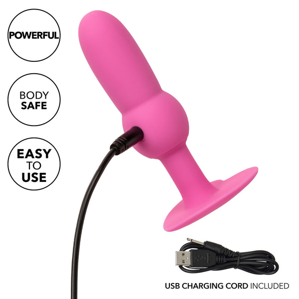 CalExotics First Time Rechargeable Vibrating Beaded Probe - Pink - Extreme Toyz Singapore - https://extremetoyz.com.sg - Sex Toys and Lingerie Online Store - Bondage Gear / Vibrators / Electrosex Toys / Wireless Remote Control Vibes / Sexy Lingerie and Role Play / BDSM / Dungeon Furnitures / Dildos and Strap Ons &nbsp;/ Anal and Prostate Massagers / Anal Douche and Cleaning Aide / Delay Sprays and Gels / Lubricants and more...