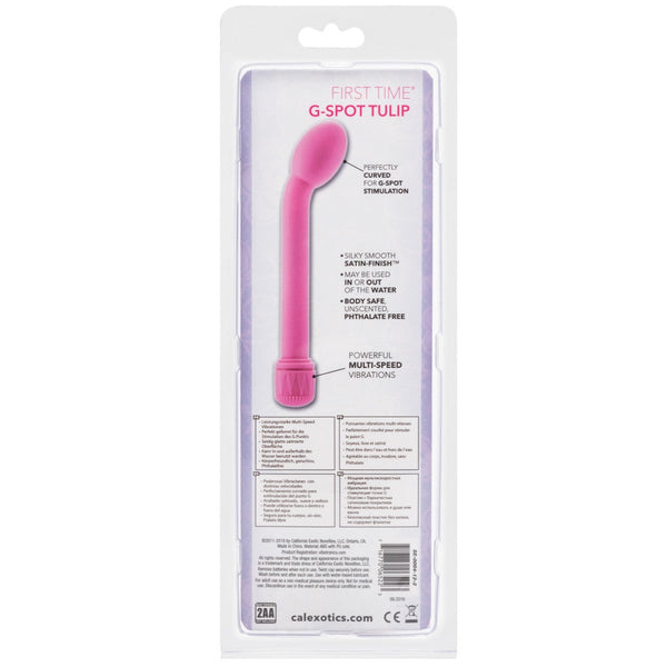 CalExotics  First Time G-Spot Tulip Vibrator - Pink - Extreme Toyz Singapore - https://extremetoyz.com.sg - Sex Toys and Lingerie Online Store - Bondage Gear / Vibrators / Electrosex Toys / Wireless Remote Control Vibes / Sexy Lingerie and Role Play / BDSM / Dungeon Furnitures / Dildos and Strap Ons &nbsp;/ Anal and Prostate Massagers / Anal Douche and Cleaning Aide / Delay Sprays and Gels / Lubricants and more...