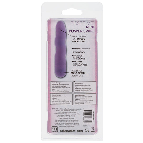 First Time Mini Power Swirl Vibe - Purple