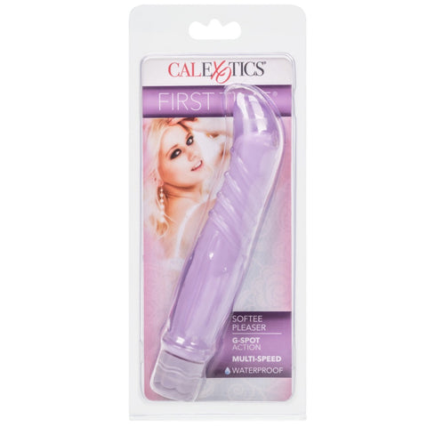 CalExotics First Time Softee Pleaser Vibrator - Purple - Extreme Toyz Singapore - https://extremetoyz.com.sg - Sex Toys and Lingerie Online Store - Bondage Gear / Vibrators / Electrosex Toys / Wireless Remote Control Vibes / Sexy Lingerie and Role Play / BDSM / Dungeon Furnitures / Dildos and Strap Ons &nbsp;/ Anal and Prostate Massagers / Anal Douche and Cleaning Aide / Delay Sprays and Gels / Lubricants and more...