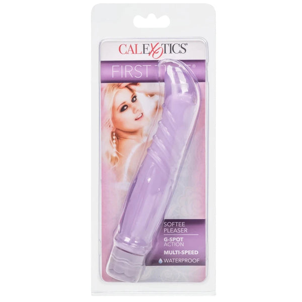 First Time Softee Pleaser Vibrator - Purple
