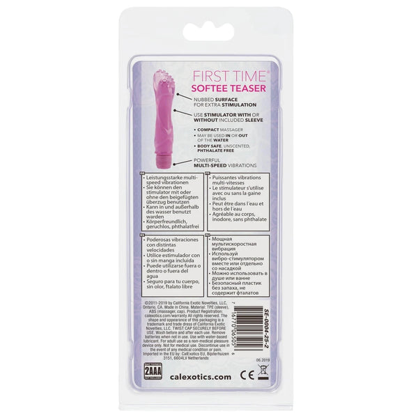 First Time Softee Teaser Vibrator - Pink