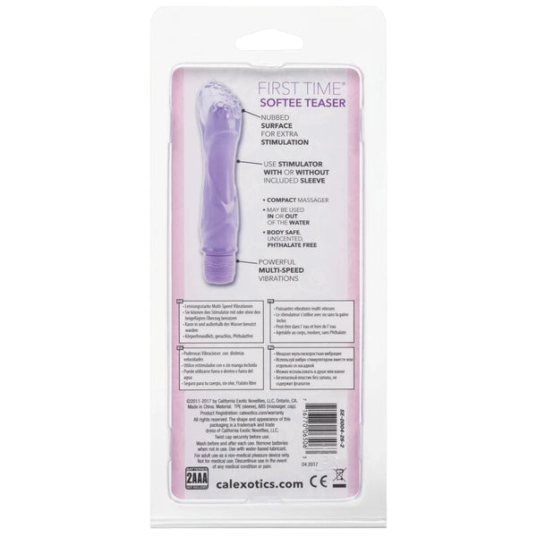 First Time Softee Teaser Vibrator - Purple