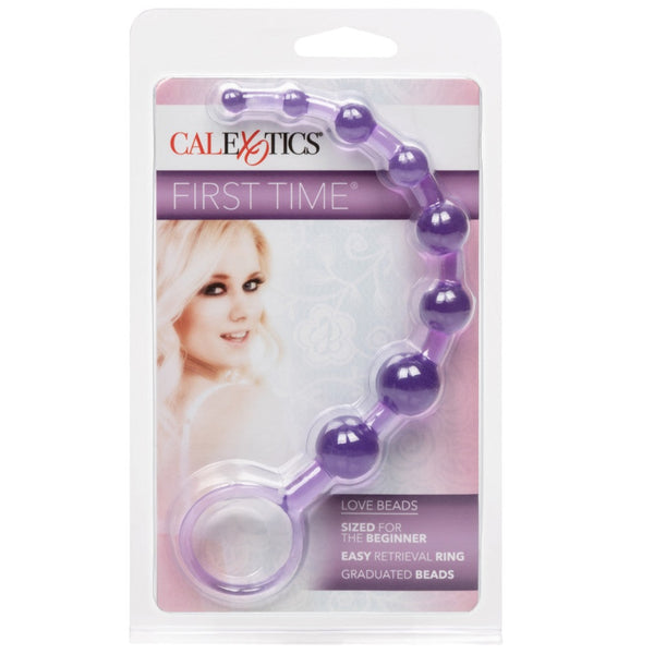 CalExotics First Time Anal Love Beads - Purple - Extreme Toyz Singapore - https://extremetoyz.com.sg - Sex Toys and Lingerie Online Store - Bondage Gear / Vibrators / Electrosex Toys / Wireless Remote Control Vibes / Sexy Lingerie and Role Play / BDSM / Dungeon Furnitures / Dildos and Strap Ons &nbsp;/ Anal and Prostate Massagers / Anal Douche and Cleaning Aide / Delay Sprays and Gels / Lubricants and more...