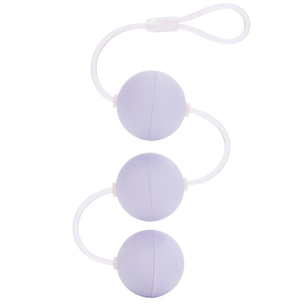 CalExotics First Time Love Balls Triple Kegel Balls - Purple - Extreme Toyz Singapore - https://extremetoyz.com.sg - Sex Toys and Lingerie Online Store - Bondage Gear / Vibrators / Electrosex Toys / Wireless Remote Control Vibes / Sexy Lingerie and Role Play / BDSM / Dungeon Furnitures / Dildos and Strap Ons &nbsp;/ Anal and Prostate Massagers / Anal Douche and Cleaning Aide / Delay Sprays and Gels / Lubricants and more...