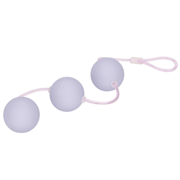 CalExotics First Time Love Balls Triple Kegel Balls - Purple - Extreme Toyz Singapore - https://extremetoyz.com.sg - Sex Toys and Lingerie Online Store - Bondage Gear / Vibrators / Electrosex Toys / Wireless Remote Control Vibes / Sexy Lingerie and Role Play / BDSM / Dungeon Furnitures / Dildos and Strap Ons &nbsp;/ Anal and Prostate Massagers / Anal Douche and Cleaning Aide / Delay Sprays and Gels / Lubricants and more...