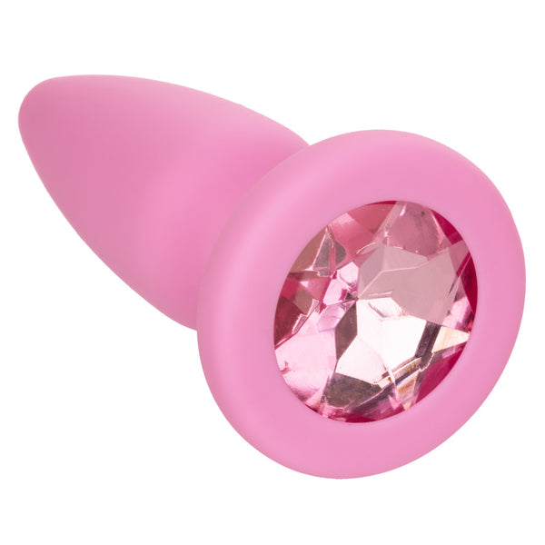 CalExotics First Time Crystal Booty Anal Plug Kit - Pink - Extreme Toyz Singapore - https://extremetoyz.com.sg - Sex Toys and Lingerie Online Store - Bondage Gear / Vibrators / Electrosex Toys / Wireless Remote Control Vibes / Sexy Lingerie and Role Play / BDSM / Dungeon Furnitures / Dildos and Strap Ons &nbsp;/ Anal and Prostate Massagers / Anal Douche and Cleaning Aide / Delay Sprays and Gels / Lubricants and more...