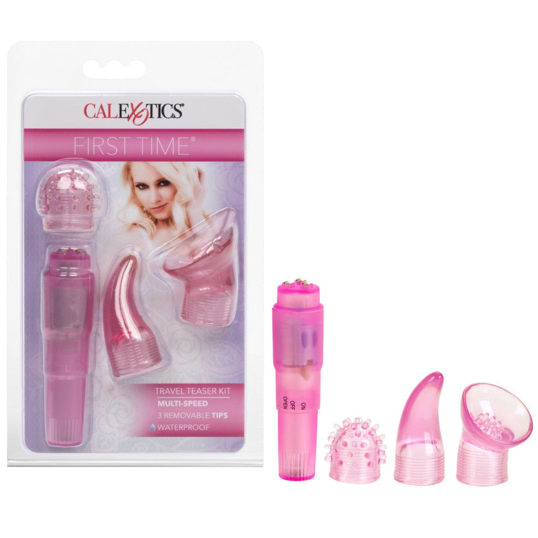 CalExotics First Time Travel Teaser Kit - Pink - Extreme Toyz Singapore - https://extremetoyz.com.sg - Sex Toys and Lingerie Online Store - Bondage Gear / Vibrators / Electrosex Toys / Wireless Remote Control Vibes / Sexy Lingerie and Role Play / BDSM / Dungeon Furnitures / Dildos and Strap Ons &nbsp;/ Anal and Prostate Massagers / Anal Douche and Cleaning Aide / Delay Sprays and Gels / Lubricants and more...