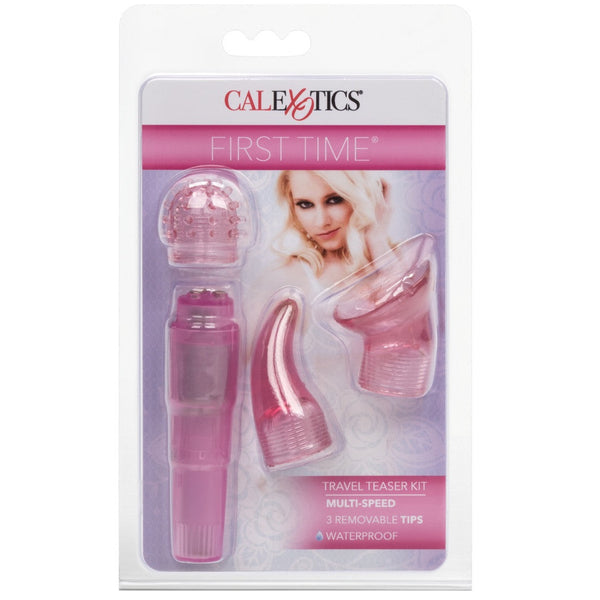 CalExotics First Time Travel Teaser Kit - Pink - Extreme Toyz Singapore - https://extremetoyz.com.sg - Sex Toys and Lingerie Online Store - Bondage Gear / Vibrators / Electrosex Toys / Wireless Remote Control Vibes / Sexy Lingerie and Role Play / BDSM / Dungeon Furnitures / Dildos and Strap Ons &nbsp;/ Anal and Prostate Massagers / Anal Douche and Cleaning Aide / Delay Sprays and Gels / Lubricants and more...