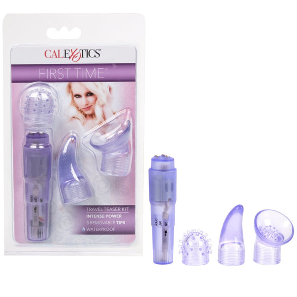 CalExotics First Time Travel Teaser Kit - Purple - Extreme Toyz Singapore - https://extremetoyz.com.sg - Sex Toys and Lingerie Online Store - Bondage Gear / Vibrators / Electrosex Toys / Wireless Remote Control Vibes / Sexy Lingerie and Role Play / BDSM / Dungeon Furnitures / Dildos and Strap Ons &nbsp;/ Anal and Prostate Massagers / Anal Douche and Cleaning Aide / Delay Sprays and Gels / Lubricants and more...