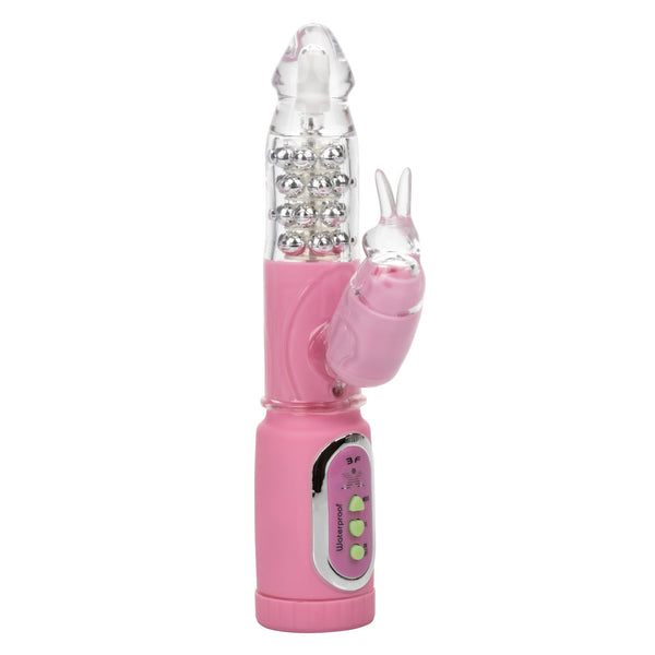 CalExotics First Time Jack Rabbit Vibrator - Pink - Extreme Toyz Singapore - https://extremetoyz.com.sg - Sex Toys and Lingerie Online Store - Bondage Gear / Vibrators / Electrosex Toys / Wireless Remote Control Vibes / Sexy Lingerie and Role Play / BDSM / Dungeon Furnitures / Dildos and Strap Ons &nbsp;/ Anal and Prostate Massagers / Anal Douche and Cleaning Aide / Delay Sprays and Gels / Lubricants and more...