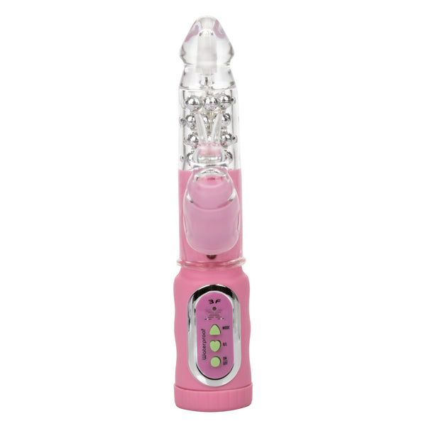 CalExotics First Time Jack Rabbit Vibrator - Pink - Extreme Toyz Singapore - https://extremetoyz.com.sg - Sex Toys and Lingerie Online Store - Bondage Gear / Vibrators / Electrosex Toys / Wireless Remote Control Vibes / Sexy Lingerie and Role Play / BDSM / Dungeon Furnitures / Dildos and Strap Ons &nbsp;/ Anal and Prostate Massagers / Anal Douche and Cleaning Aide / Delay Sprays and Gels / Lubricants and more...