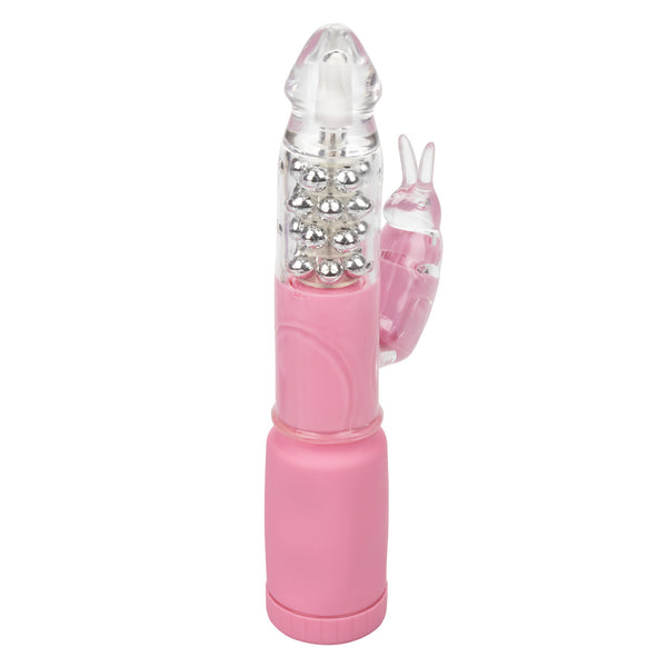 CalExotics First Time Jack Rabbit Vibrator - Pink - Extreme Toyz Singapore - https://extremetoyz.com.sg - Sex Toys and Lingerie Online Store - Bondage Gear / Vibrators / Electrosex Toys / Wireless Remote Control Vibes / Sexy Lingerie and Role Play / BDSM / Dungeon Furnitures / Dildos and Strap Ons &nbsp;/ Anal and Prostate Massagers / Anal Douche and Cleaning Aide / Delay Sprays and Gels / Lubricants and more...