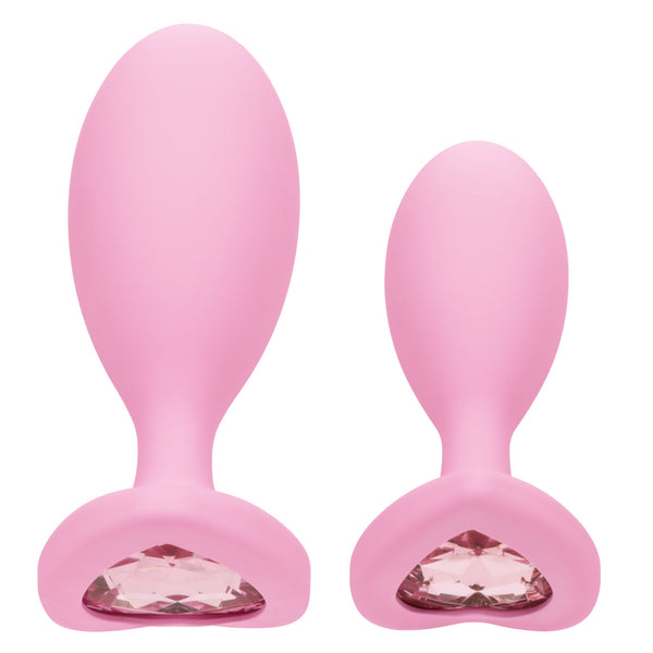 CalExotics First Time Crystal Booty Duo Anal Plug Set - Extreme Toyz Singapore - https://extremetoyz.com.sg - Sex Toys and Lingerie Online Store - Bondage Gear / Vibrators / Electrosex Toys / Wireless Remote Control Vibes / Sexy Lingerie and Role Play / BDSM / Dungeon Furnitures / Dildos and Strap Ons  / Anal and Prostate Massagers / Anal Douche and Cleaning Aide / Delay Sprays and Gels / Lubricants and more...