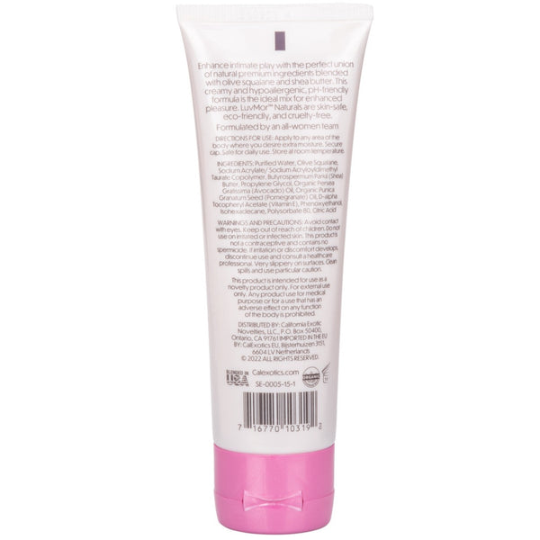 CalExotics LuvMor Naturals Hybrid Personal Lubricant 4 oz. - Extreme Toyz Singapore - https://extremetoyz.com.sg - Sex Toys and Lingerie Online Store - Bondage Gear / Vibrators / Electrosex Toys / Wireless Remote Control Vibes / Sexy Lingerie and Role Play / BDSM / Dungeon Furnitures / Dildos and Strap Ons &nbsp;/ Anal and Prostate Massagers / Anal Douche and Cleaning Aide / Delay Sprays and Gels / Lubricants and more...