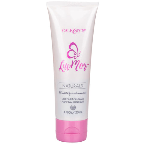 CalExotics LuvMor Naturals Coconut Oil-Based Personal Lubricant 4 oz. - Extreme Toyz Singapore - https://extremetoyz.com.sg - Sex Toys and Lingerie Online Store - Bondage Gear / Vibrators / Electrosex Toys / Wireless Remote Control Vibes / Sexy Lingerie and Role Play / BDSM / Dungeon Furnitures / Dildos and Strap Ons &nbsp;/ Anal and Prostate Massagers / Anal Douche and Cleaning Aide / Delay Sprays and Gels / Lubricants and more...