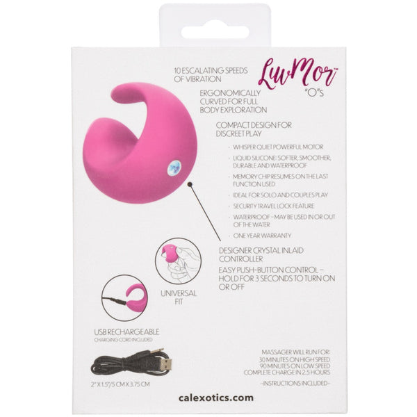 CalExotics LuvMor "O"s Rechargeable Mini Massager - Extreme Toyz Singapore - https://extremetoyz.com.sg - Sex Toys and Lingerie Online Store - Bondage Gear / Vibrators / Electrosex Toys / Wireless Remote Control Vibes / Sexy Lingerie and Role Play / BDSM / Dungeon Furnitures / Dildos and Strap Ons &nbsp;/ Anal and Prostate Massagers / Anal Douche and Cleaning Aide / Delay Sprays and Gels / Lubricants and more...