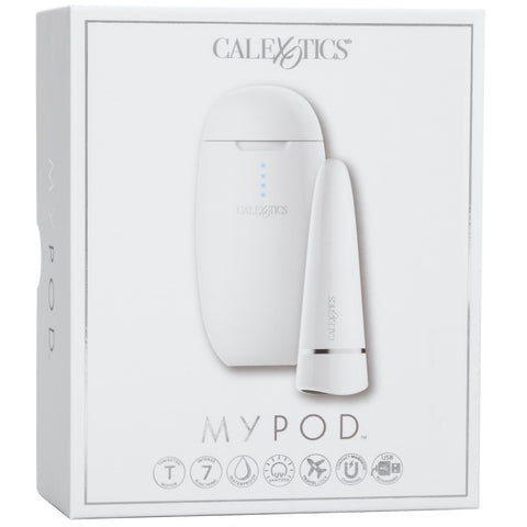 My Pod Vibrator with UV Sanitizing Light in Charging Case - White