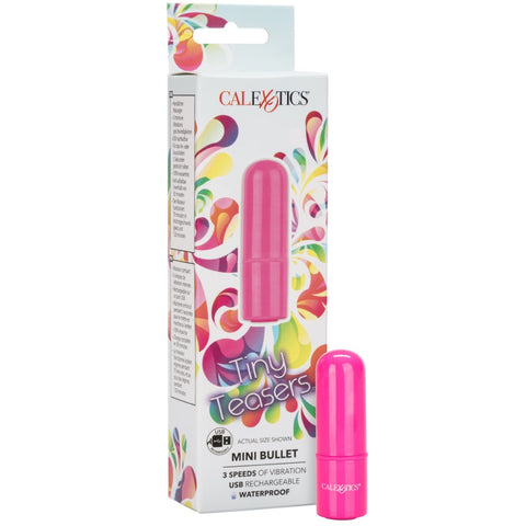 CalExotics Tiny Teasers Rechargeable Mini Bullet Vibrator - Extreme Toyz Singapore - https://extremetoyz.com.sg - Sex Toys and Lingerie Online Store - Bondage Gear / Vibrators / Electrosex Toys / Wireless Remote Control Vibes / Sexy Lingerie and Role Play / BDSM / Dungeon Furnitures / Dildos and Strap Ons &nbsp;/ Anal and Prostate Massagers / Anal Douche and Cleaning Aide / Delay Sprays and Gels / Lubricants and more...