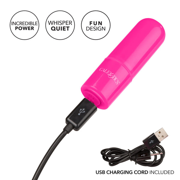 CalExotics Tiny Teasers Rechargeable Mini Bullet Vibrator - Extreme Toyz Singapore - https://extremetoyz.com.sg - Sex Toys and Lingerie Online Store - Bondage Gear / Vibrators / Electrosex Toys / Wireless Remote Control Vibes / Sexy Lingerie and Role Play / BDSM / Dungeon Furnitures / Dildos and Strap Ons &nbsp;/ Anal and Prostate Massagers / Anal Douche and Cleaning Aide / Delay Sprays and Gels / Lubricants and more...