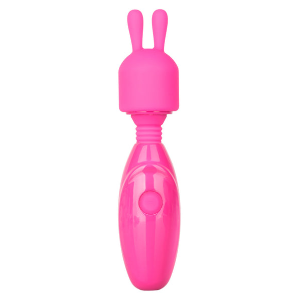 CalExotics Tiny Teasers Bunny Rechargeable Mini Wand Vibrator - Extreme Toyz Singapore - https://extremetoyz.com.sg - Sex Toys and Lingerie Online Store - Bondage Gear / Vibrators / Electrosex Toys / Wireless Remote Control Vibes / Sexy Lingerie and Role Play / BDSM / Dungeon Furnitures / Dildos and Strap Ons &nbsp;/ Anal and Prostate Massagers / Anal Douche and Cleaning Aide / Delay Sprays and Gels / Lubricants and more...