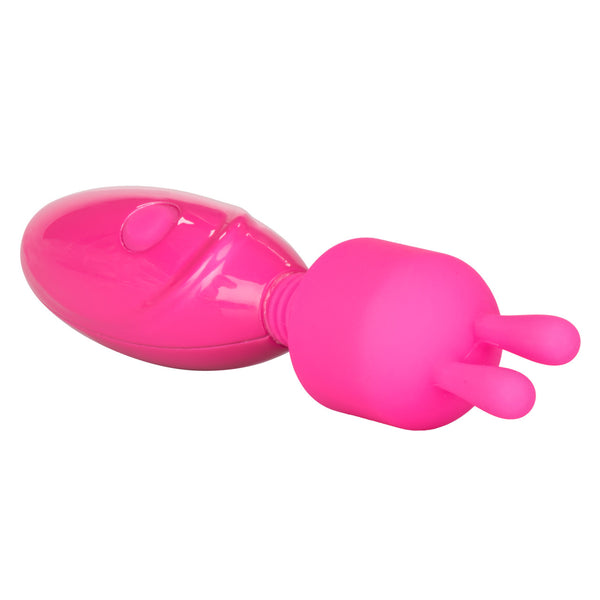 CalExotics Tiny Teasers Bunny Rechargeable Mini Wand Vibrator - Extreme Toyz Singapore - https://extremetoyz.com.sg - Sex Toys and Lingerie Online Store - Bondage Gear / Vibrators / Electrosex Toys / Wireless Remote Control Vibes / Sexy Lingerie and Role Play / BDSM / Dungeon Furnitures / Dildos and Strap Ons &nbsp;/ Anal and Prostate Massagers / Anal Douche and Cleaning Aide / Delay Sprays and Gels / Lubricants and more...