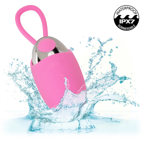 Turbo Buzz 10-Function Rechargeable Bullet with Removable Silicone Sleeve - Pink