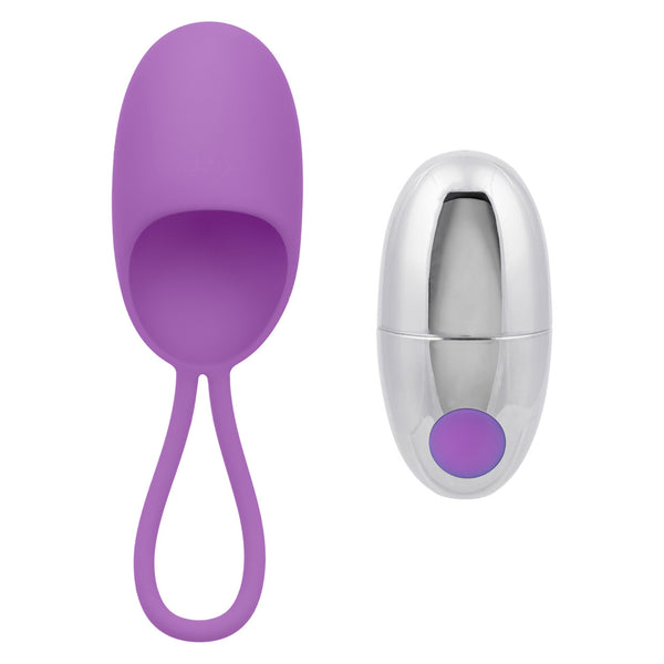 Turbo Buzz 10-Function Rechargeable Bullet with Removable Silicone Sleeve - Purple