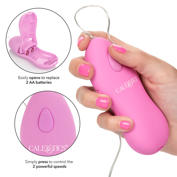 CalExotics Classic Whisper Micro-Heated Bullet Vibrator - Pink - Extreme Toyz Singapore - https://extremetoyz.com.sg - Sex Toys and Lingerie Online Store - Bondage Gear / Vibrators / Electrosex Toys / Wireless Remote Control Vibes / Sexy Lingerie and Role Play / BDSM / Dungeon Furnitures / Dildos and Strap Ons &nbsp;/ Anal and Prostate Massagers / Anal Douche and Cleaning Aide / Delay Sprays and Gels / Lubricants and more...