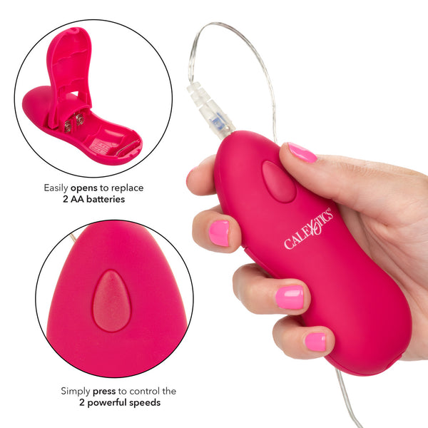 CalExotics Classic Whisper Micro-Heated Bullet Vibrator - Pink - Extreme Toyz Singapore - https://extremetoyz.com.sg - Sex Toys and Lingerie Online Store - Bondage Gear / Vibrators / Electrosex Toys / Wireless Remote Control Vibes / Sexy Lingerie and Role Play / BDSM / Dungeon Furnitures / Dildos and Strap Ons &nbsp;/ Anal and Prostate Massagers / Anal Douche and Cleaning Aide / Delay Sprays and Gels / Lubricants and more...