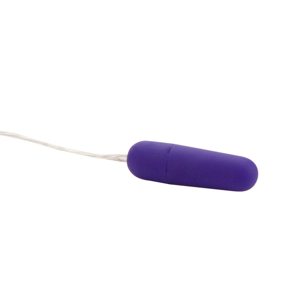 CalExotics Classic Whisper Micro-Heated Bullet Vibrator with Universal Plug-In-Jack - Purple - Extreme Toyz Singapore - https://extremetoyz.com.sg - Sex Toys and Lingerie Online Store - Bondage Gear / Vibrators / Electrosex Toys / Wireless Remote Control Vibes / Sexy Lingerie and Role Play / BDSM / Dungeon Furnitures / Dildos and Strap Ons &nbsp;/ Anal and Prostate Massagers / Anal Douche and Cleaning Aide / Delay Sprays and Gels / Lubricants and more...