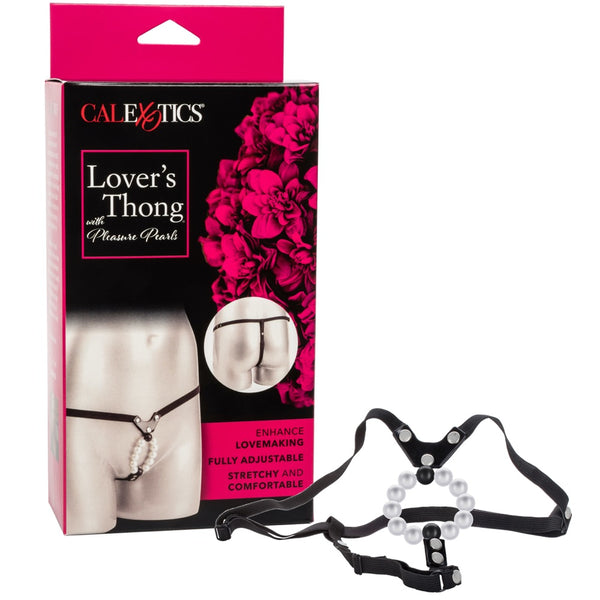 CalExotics Lover's Thong with Pleasure Pearls - Extreme Toyz Singapore - https://extremetoyz.com.sg - Sex Toys and Lingerie Online Store - Bondage Gear / Vibrators / Electrosex Toys / Wireless Remote Control Vibes / Sexy Lingerie and Role Play / BDSM / Dungeon Furnitures / Dildos and Strap Ons  / Anal and Prostate Massagers / Anal Douche and Cleaning Aide / Delay Sprays and Gels / Lubricants and more...