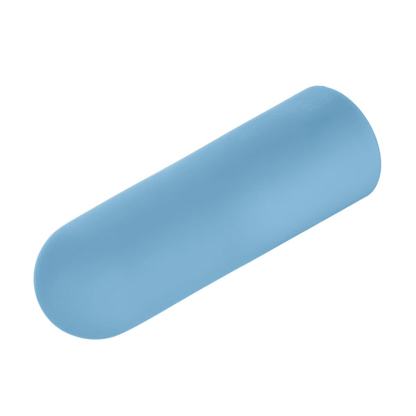 Turbo Buzz 10-Function Rechargeable Rounded Mini Bullet - Blue