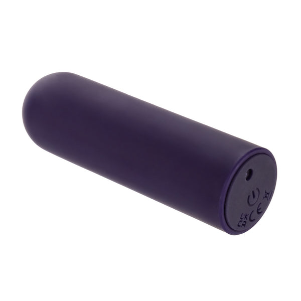 Turbo Buzz 10-Function Rechargeable Rounded Mini Bullet - Purple