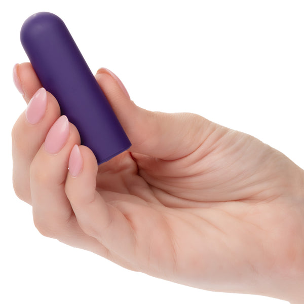 Turbo Buzz 10-Function Rechargeable Rounded Mini Bullet - Purple