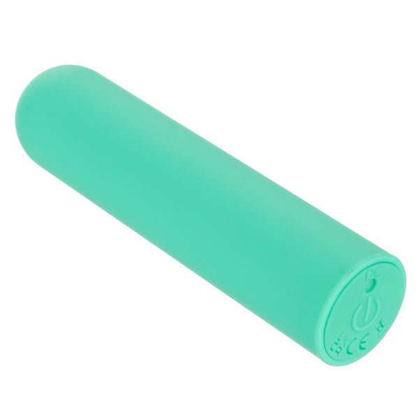 Turbo Buzz 10-Function Rechargeable Rounded Bullet - Green