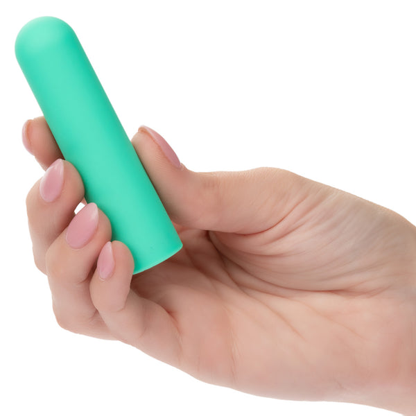 Turbo Buzz 10-Function Rechargeable Rounded Bullet - Green