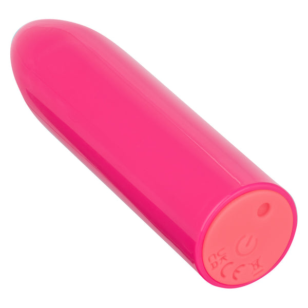 Turbo Buzz 10-Function Rechargeable Classic Mini Bullet - Pink