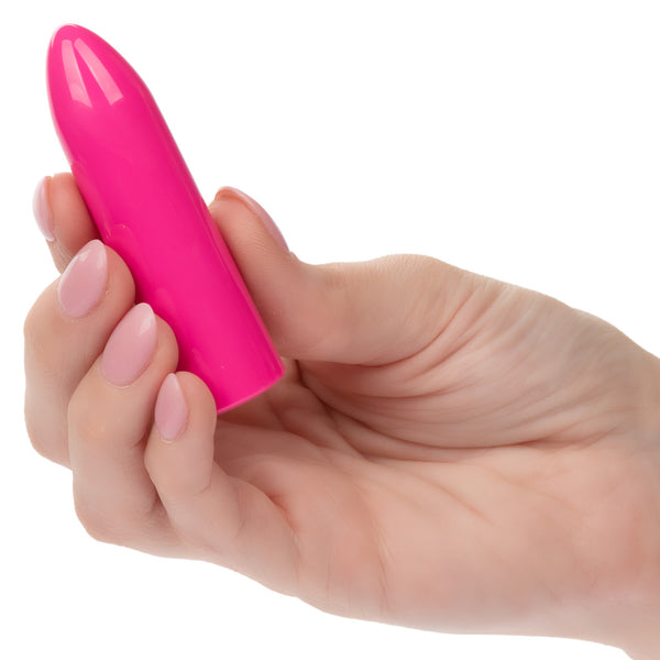 Turbo Buzz 10-Function Rechargeable Classic Mini Bullet - Pink