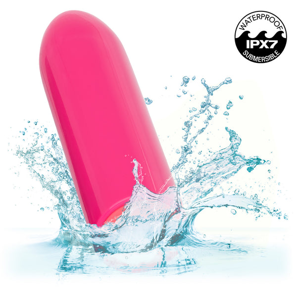 Turbo Buzz 10-Function Rechargeable Classic Mini Bullet - Pink